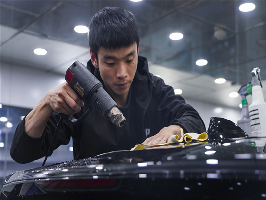 宝马X5隐形车衣施工案例(图6)