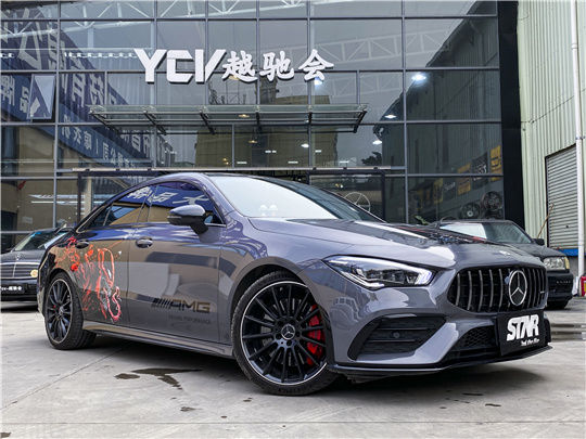 奔驰GLA AMG [私人定制]车身改色膜施工案例(图5)